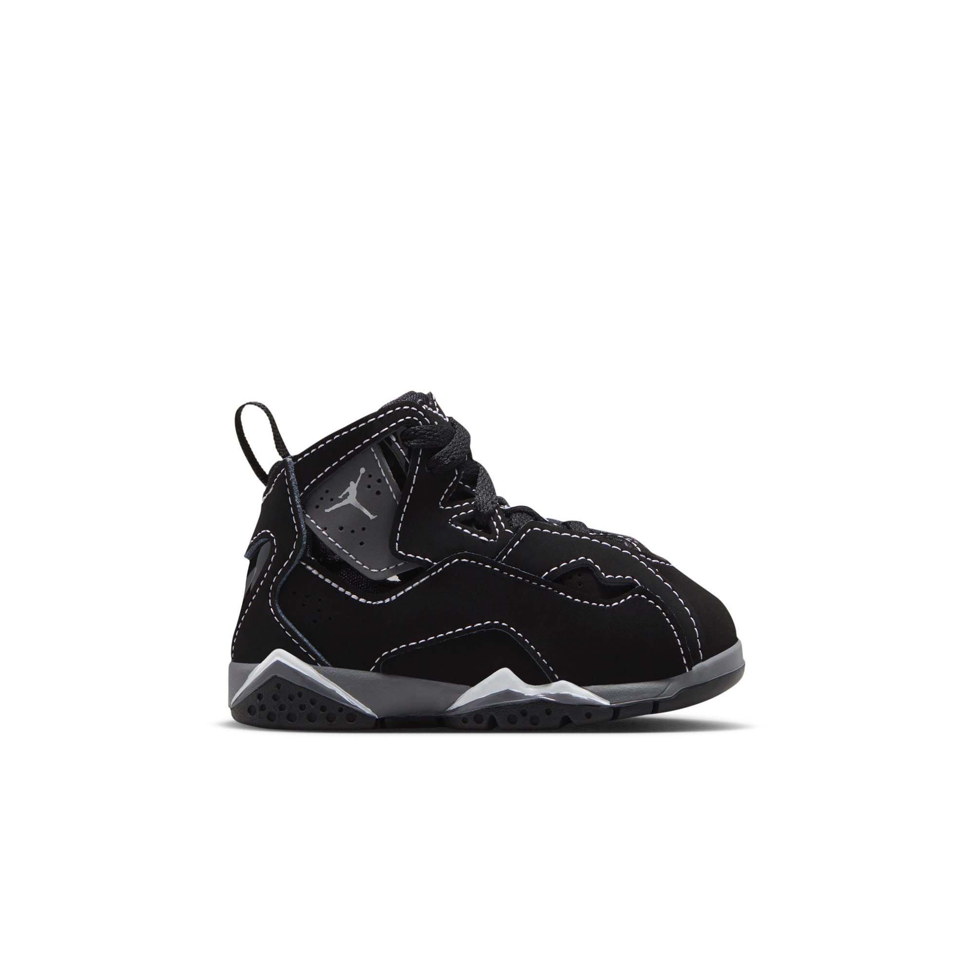 Jordan True Flight "Black/Metallic Silver/Lt Graphite" Toddler Boys' Shoe - BLACK/SILVER